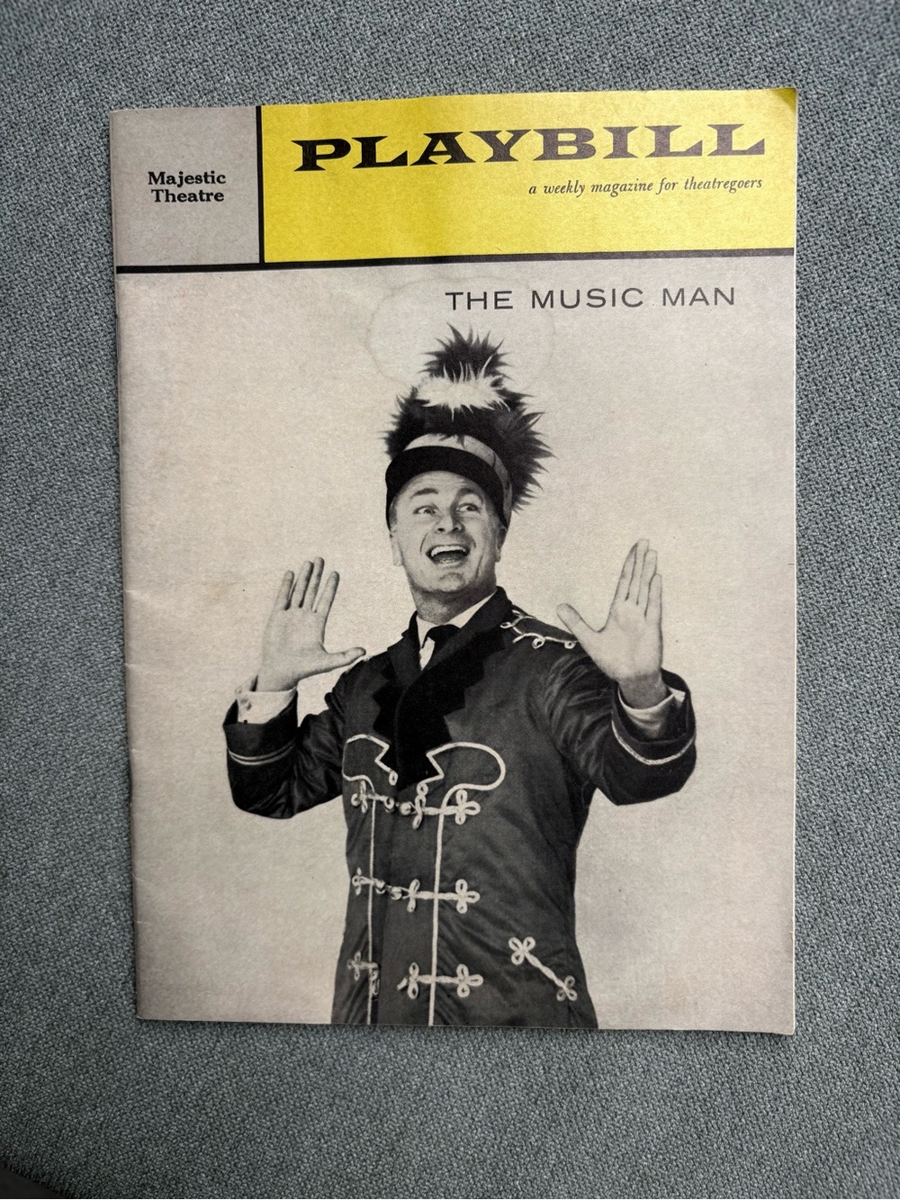 Vintage Playbill The Music Man, Majestic Theatre April 18, 1960.